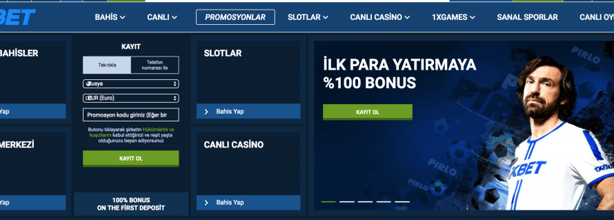 Umman’da 1xBet Kaydı